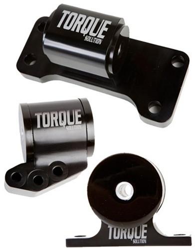 Torque Solution Billet Aluminum 3-Piece Engine Mount Kit for 5 Speed | 2001-2006 Mitsubishi Evo 7-9 (TS-EV-125)
