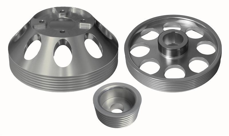 Torque Solution Lightweight Water Pump, Crank and Alternator Pulley Combo | 2010-2014 Hyundai Genesis Coupe 3.8 (TS-GEN-006S)