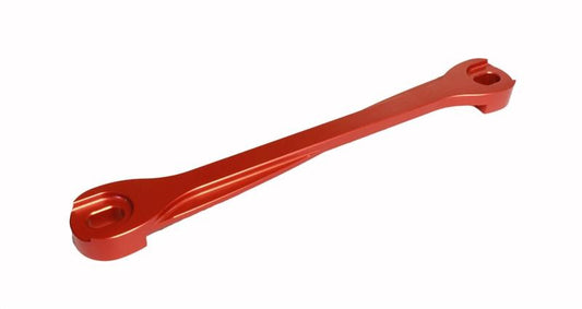 Torque Solution Red Billet Battery Tie Down | Multiple Subaru Fitments (TS-SU-013R)
