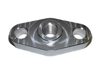 Torque Solution Billet Oil Feed Inlet Flange: Universal T3/T4 Turbos (TS-UNI-005)