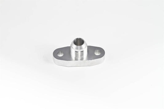 Torque Solution Billet Oil Drain Flange w/ Integrated -10 Flare | Universal T3/T4 & PTE Turbos (TS-UNI-009)