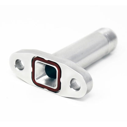 Torque Solution Extended Port Matched -10AN Oil Drain Flange for T3/T4 Turbos (TS-UNI-588)