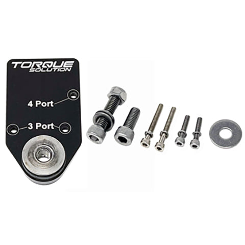 Torque Solution Billet MAC Valve Mount Bracket for 3/4 Port MAC Solenoid Valves (TS-UNI-646)
