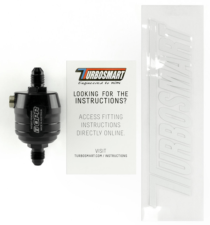 Turbosmart OPR V2 Turbo Oil Pressure Regulator Black