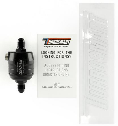 Turbosmart OPR V2 Turbo Oil Pressure Regulator Black