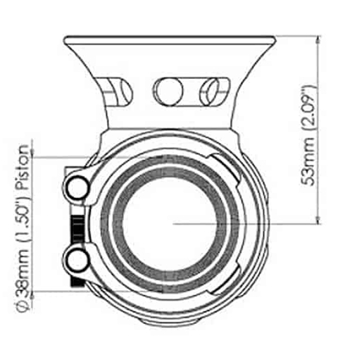 Turbosmart Universal Supersonic Blow Off Valve - Blue (TS-0205-1300)