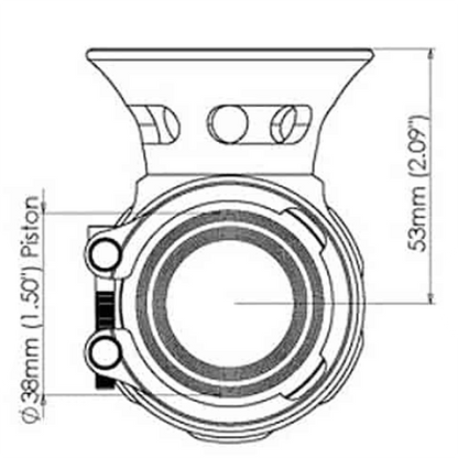 Turbosmart Universal Supersonic Blow Off Valve - Blue (TS-0205-1300)
