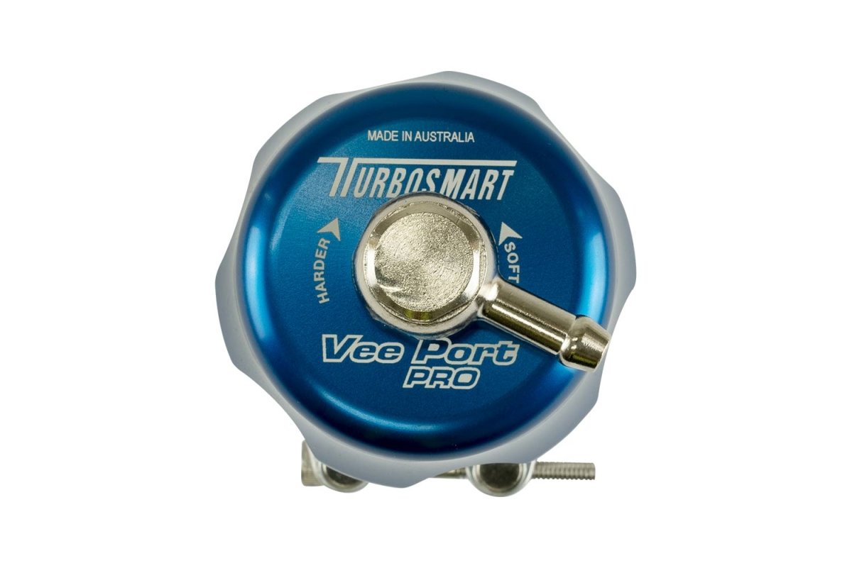 Turbosmart Vee Port PRO Universal Blow Off Valve - Blue | TS-0205-1130