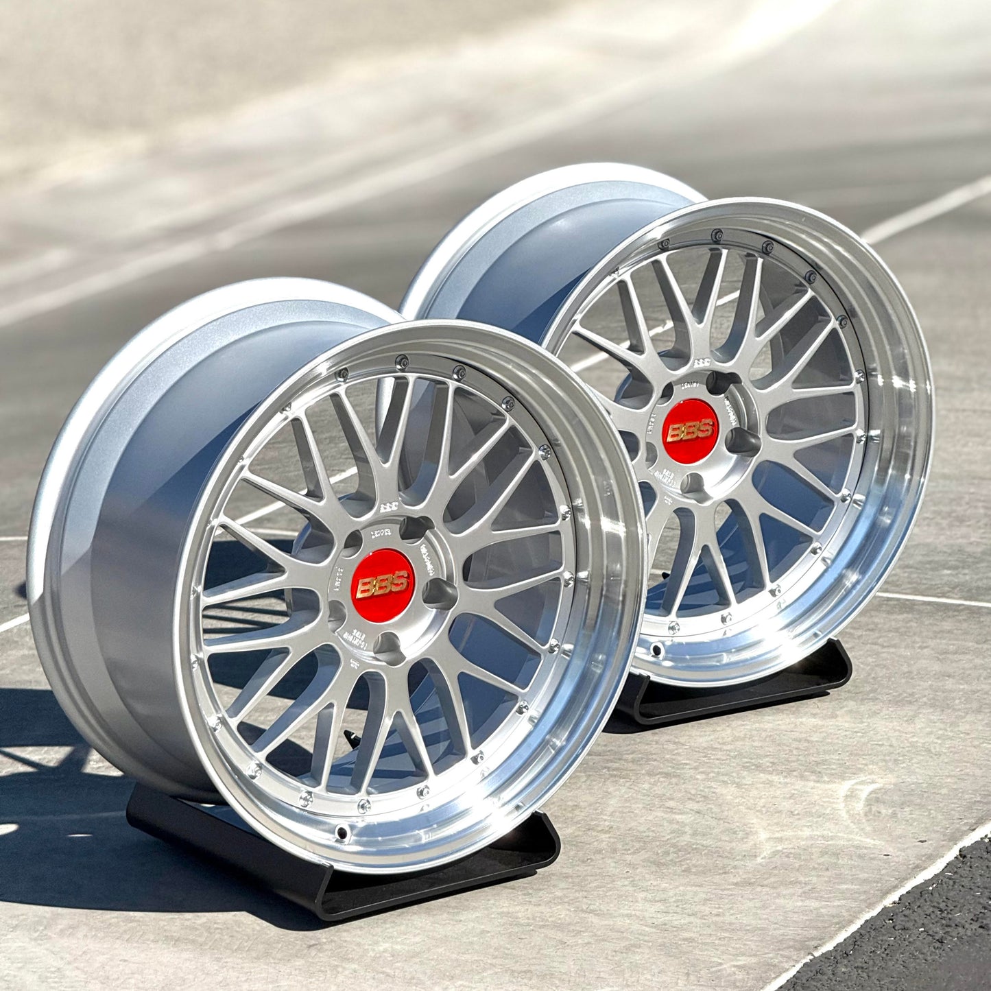 BBS LM 19x10 +25, 19x11 +25 5x120 Diamond Silver (SET)