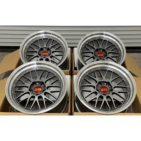 BBS LM 19x9.5 +20, 19x11 +25 5x120 Diamond Black (SET)