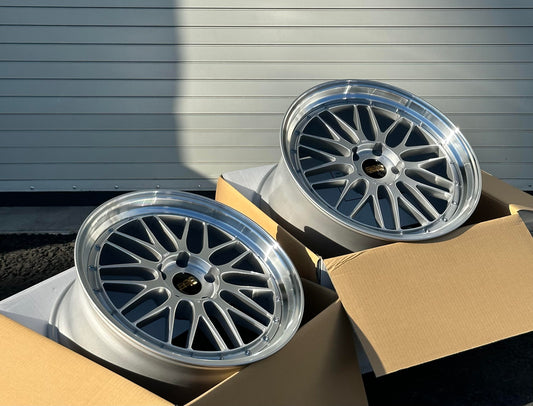 BBS LM 20x9 +42, 21x12 +64 5x130 Diamond Silver (SET)