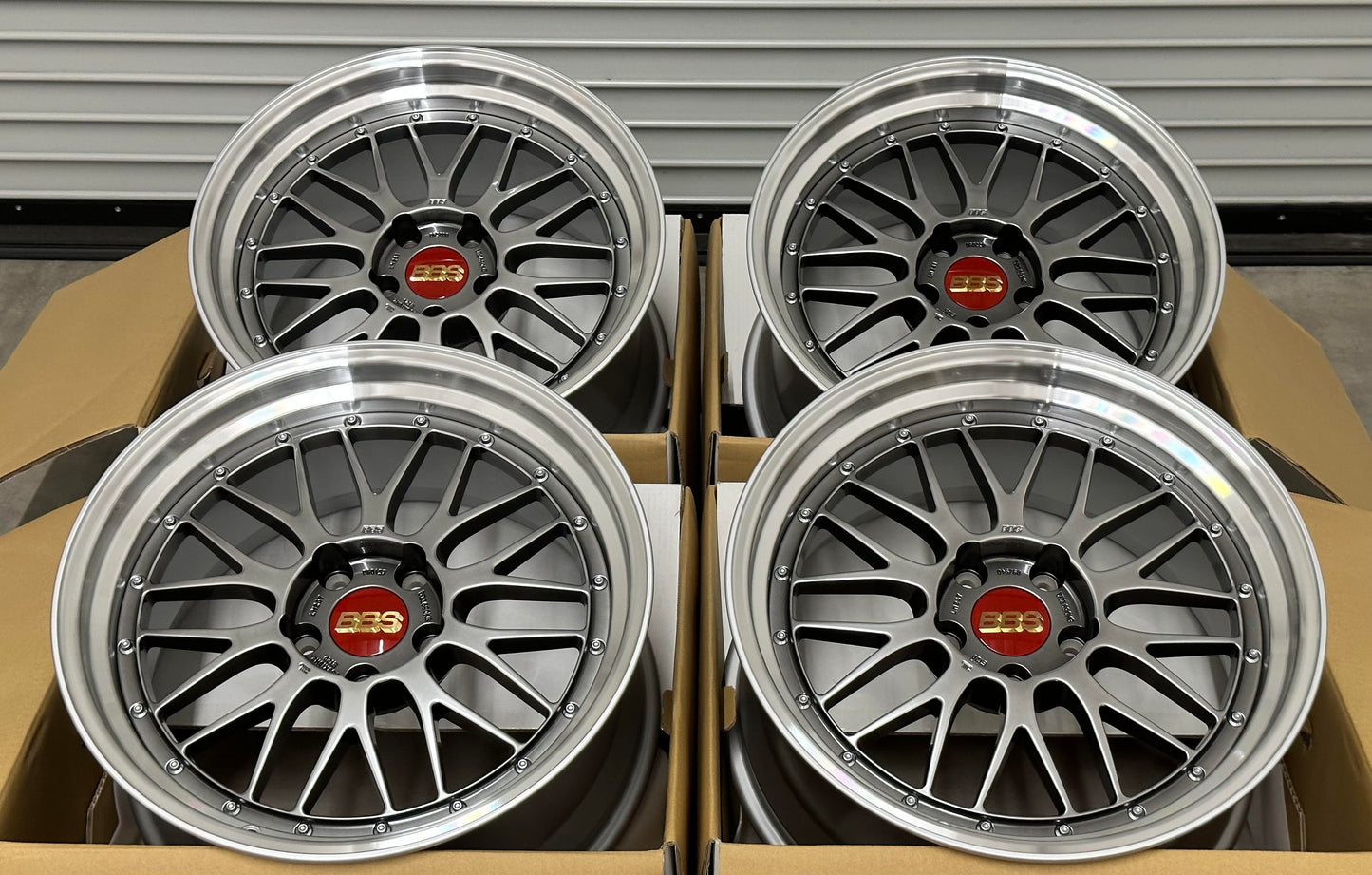 BBS LM 19x9.5 +20, 19x11 +25 5x120 Diamond Black (SET)