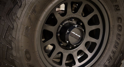 (set of 4) Method MR703 Matte Black | 17x7.5" +50mm | 6x130mm Wheel