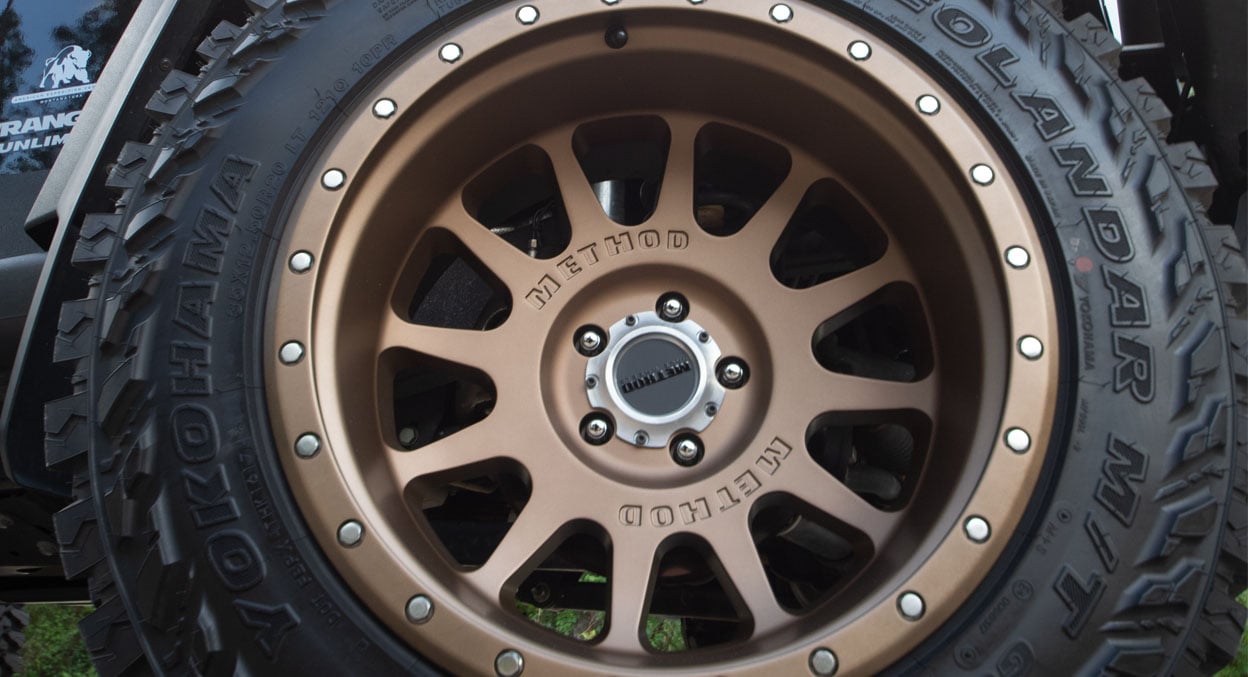 (set of 4) Method MR605 NV Bronze | 20x10" -24mm | 8x170mm Wheel