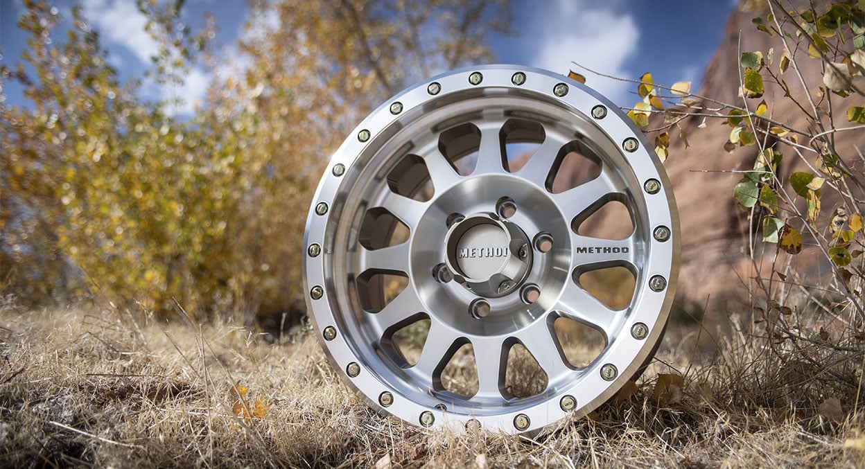 (set of 4) Method MR304 Double Standard Machined | 16x8" +0mm | 6x5.5in Wheel