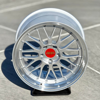 BBS LM 19x10 +25, 19x11 +25 5x120 Diamond Silver (SET)