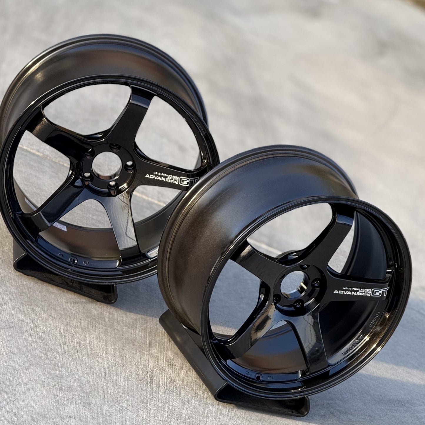 Advan GT Beyond 20x10 +30, 20x12 +20 5x114.3 Racing Titanium Black (SET)