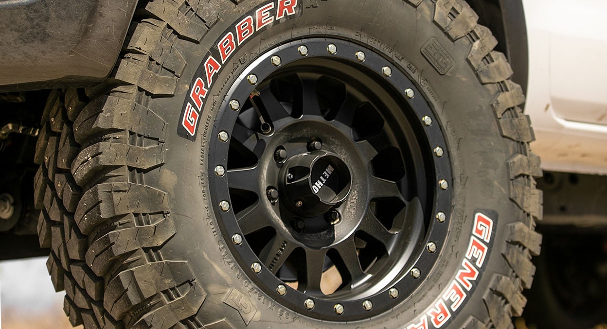 (set of 4) Method MR304 Double Standard Matte Black | 18x9" +25mm | 5x150mm Wheel