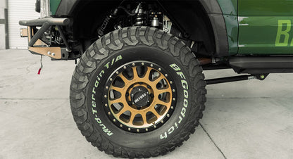(set of 4) Method MR305-HD NV Bronze - Matte Black Lip | 18x9" +18mm | 8x6.5in Wheel