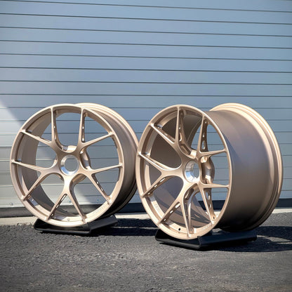 BBS FI-R Evo 20x9.5 +44, 21x12 +45 CL Citrine Gold (SET)