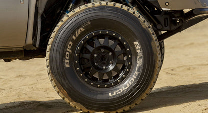 (set of 4) Method MR304 Double Standard Matte Black | 16x8" +0mm | 6x5.5in Wheel