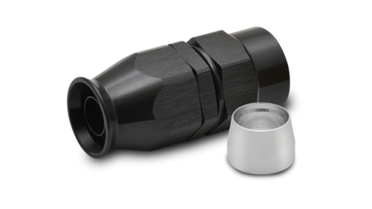 Vibrant Performance -6AN Straight Hose End Fitting For Use w/ PTFE Lined Hoses