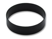 Aluminum Union Sleeve for 2-1/2" Tube O.D. Hard Anodized Black by Vibrant Performance