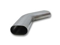 3.5" Oval, 45 Degree Mandrel Bend, 5.25" CLR, 6" x 6" leg length by Vibrant Performance