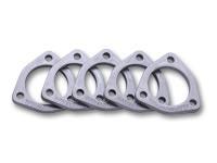 3-bolt Stainless Steel Flange (2.75" I.D.) Single Flange, Retail Packed by Vibrant Performance
