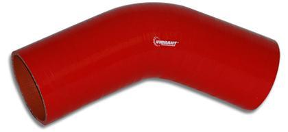 4 Ply Reinforced Silicone 45 Deg Elbow Connector 1.5in ID x 6in by Vibrant Performance