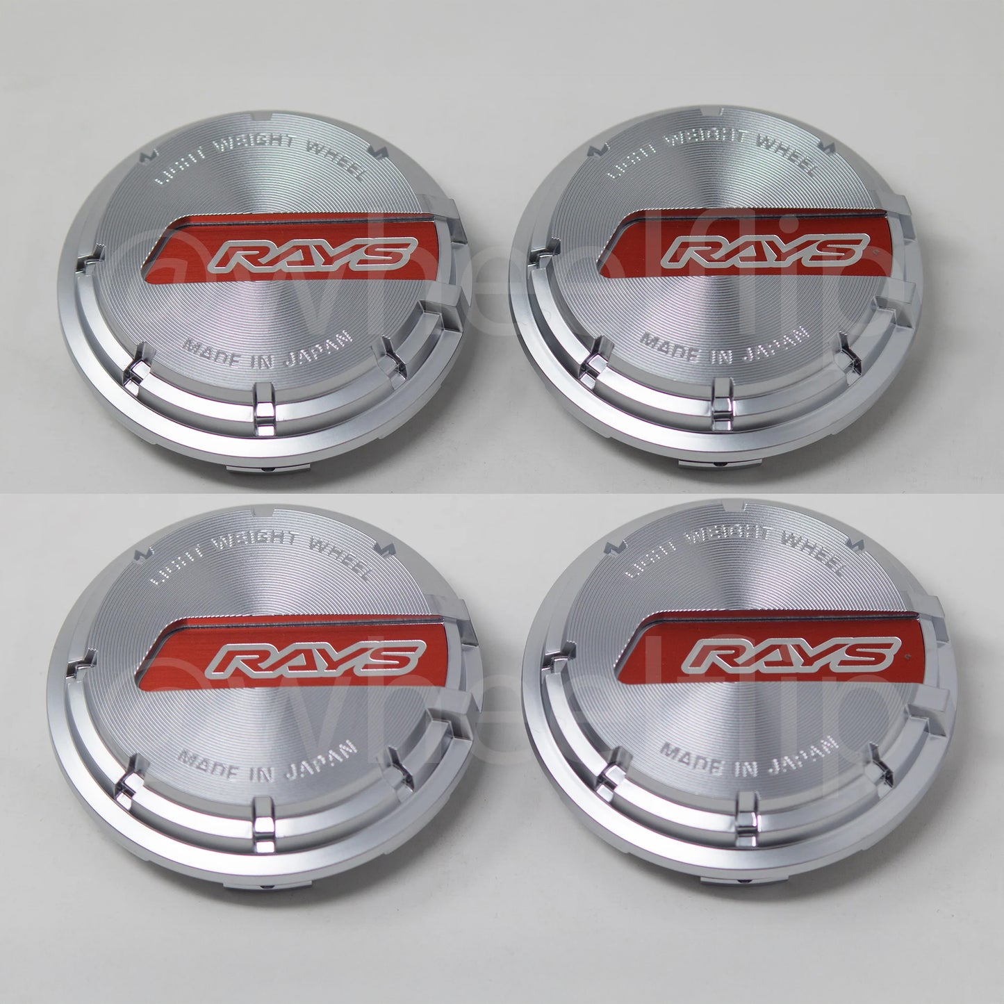 Gram Lights WR Center Cap (Red/Silver)