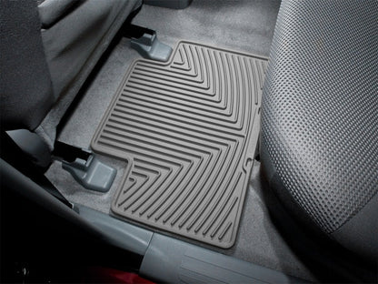 WeatherTech Rear Rubber Floor Mats | Toyota Tacoma Crew Cab (05 - 13) Grey (W136GR) - WheelFlip