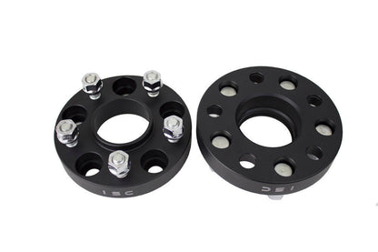 ISC Suspension 15mm Wheel Spacer - 5x114.3 Bolt Pattern/Hub Bore, Black (Pair) for Lexus