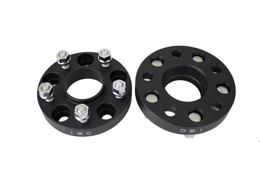 ISC Suspension 15mm Wheel Spacer - 5x114.3 Bolt Pattern/Hub Bore, Black (Pair) for Lexus