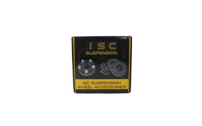 ISC Suspension 15mm Wheel Spacer - 5x114.3 Bolt Pattern/Hub Bore, Black (Pair) for Lexus