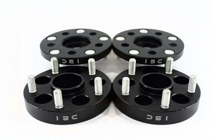 ISC Suspension 15mm Wheel Spacer - 5x114.3 Bolt Pattern/Hub Bore, Black (Pair) for Lexus