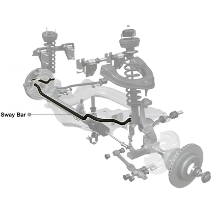 Whiteline 24mm Heavy Duty Adjustable Front Sway Bar | 1989-1992 Nissan Skyline GTS (BNF28Z)