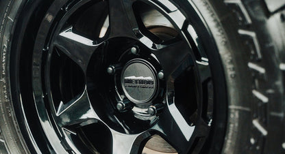 (set of 4) Method MR708 Gloss Black | 17x9" -38mm | 6x135mm Wheel