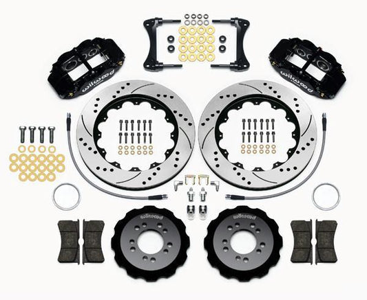 Wilwood FNSL6R Front Hat Kit,14.00", Drilled 2008-up Hyundai Genesis Coupe w/Lines 140-13044-D