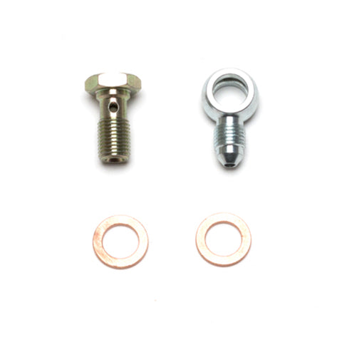 Wilwood Brake Master Cylinder Fitting Kit with 3/8-24 Banjo Bolt (220-13674)