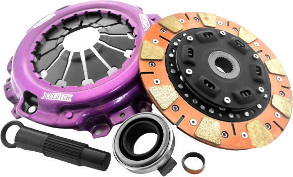 XClutch Stage 2 Single Cushioned Ceramic Clutch Kit | 2002-2006 Acura RSX, 2005-2006 Acura RSX Type-S, and 2006-2011 Honda Civic (XKHN22022-1C)