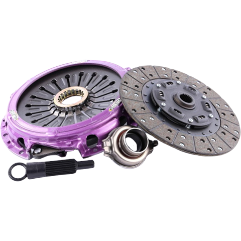 XClutch Stage 1 Sprung Organic Clutch Kit with Steel Backed Facing | 2003-2006 Mitsubishi Evo 8/9 (XKMI24010-1T)