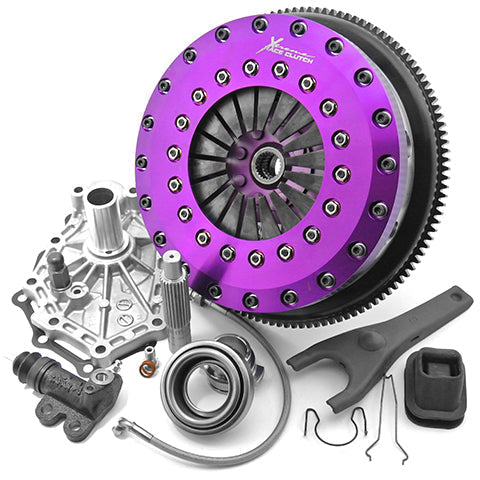 XClutch Twin Solid Ceramic Clutch Kit | 1989-1998 Nissan Skyline GT-R (XKNI23582-2E)