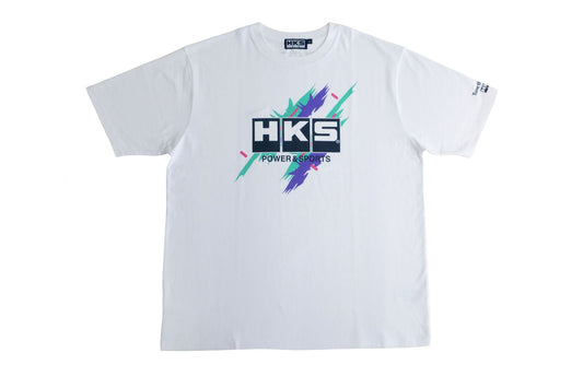 HKS T-SHIRT SUPER RACING WHITE 4L (51007-AK652)