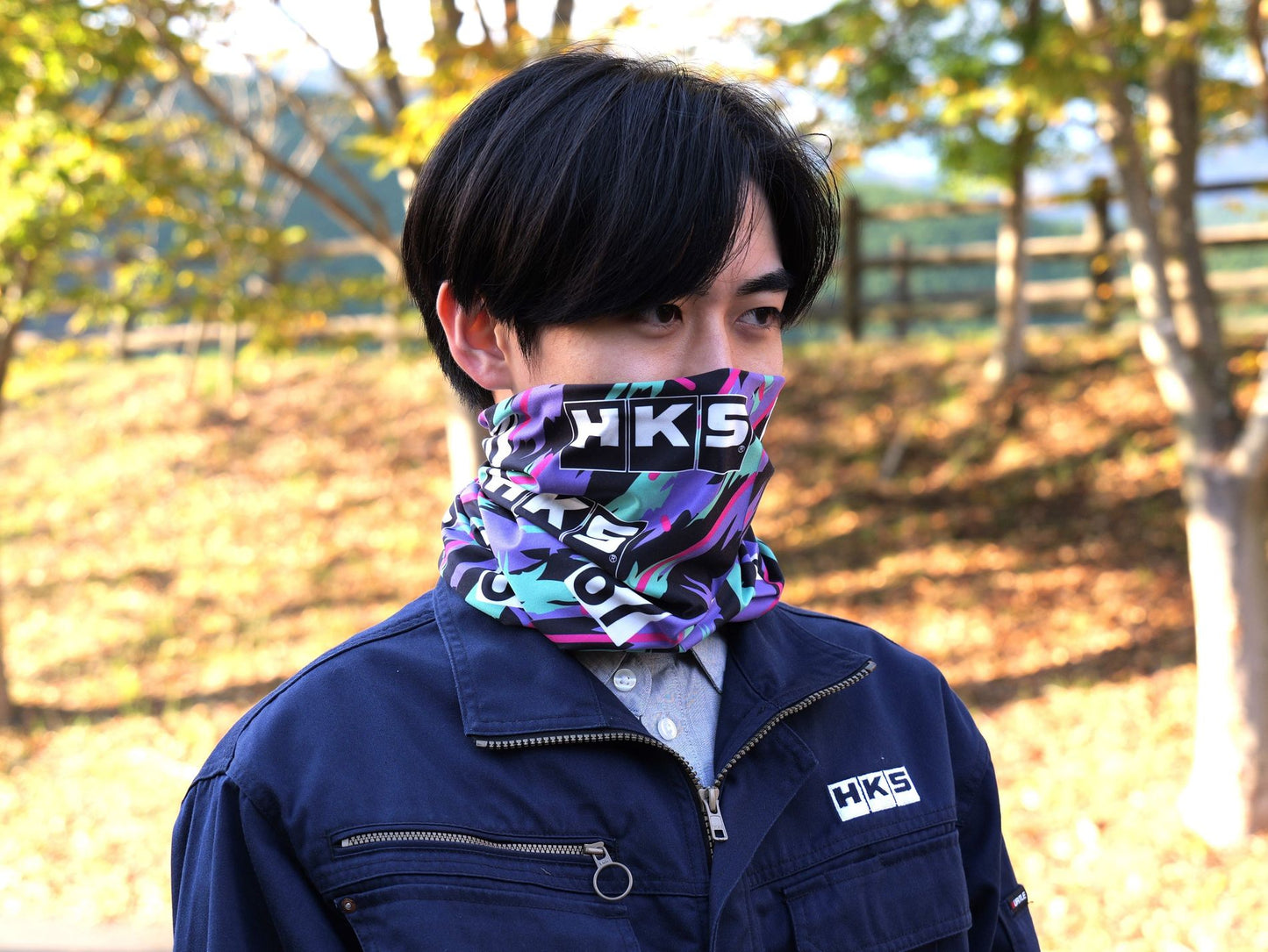 HKS Neck Gaiter Oil Color
