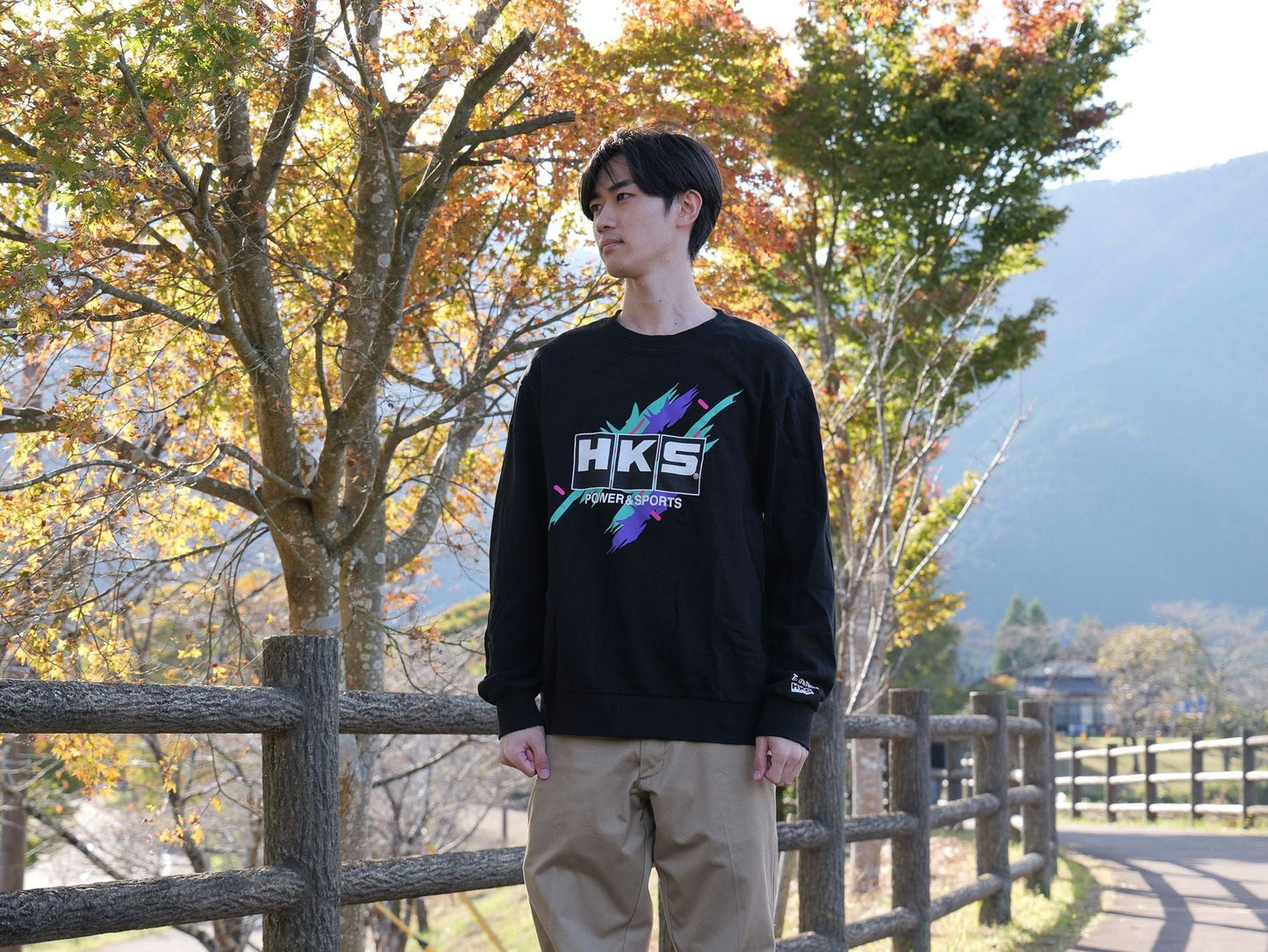 HKS PULLOVER SUPER RACING BLACK L (51007-AK688)