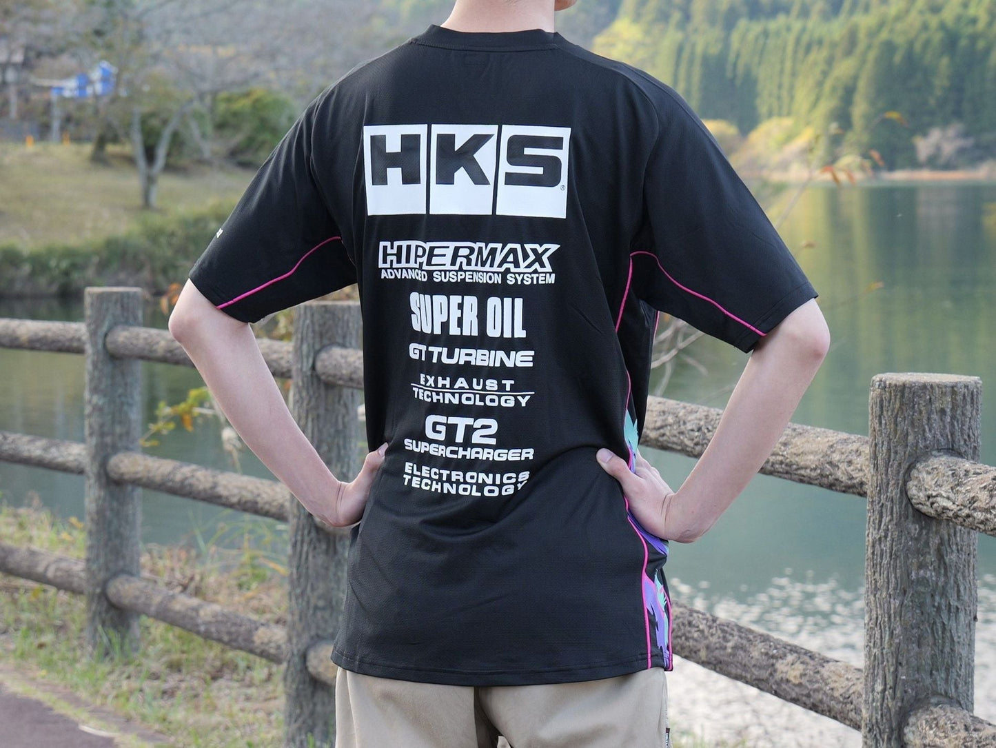 HKS TEAM HALF ZIP POLO SHIRT 2025 M (51007-AK697)