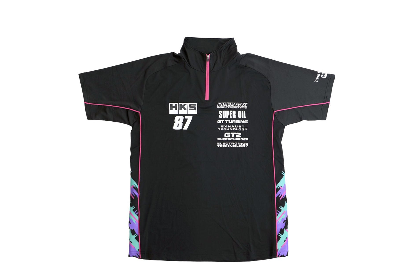 HKS TEAM HALF ZIP POLO SHIRT 2025 2L (51007-AK699)