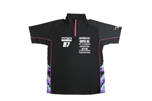 HKS TEAM HALF ZIP POLO SHIRT 2025 2L (51007-AK699)