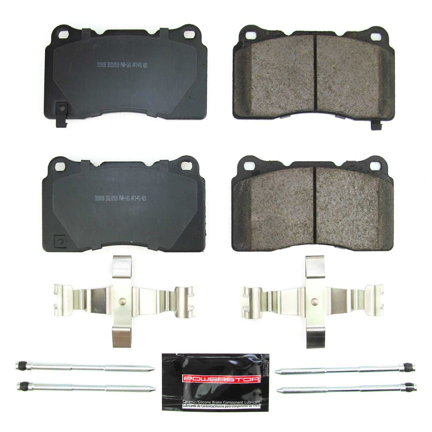 PowerStop 17-21 Honda Civic Front Z23 Evo Sport Brake Pads w/Hardware (Z23-1001B)